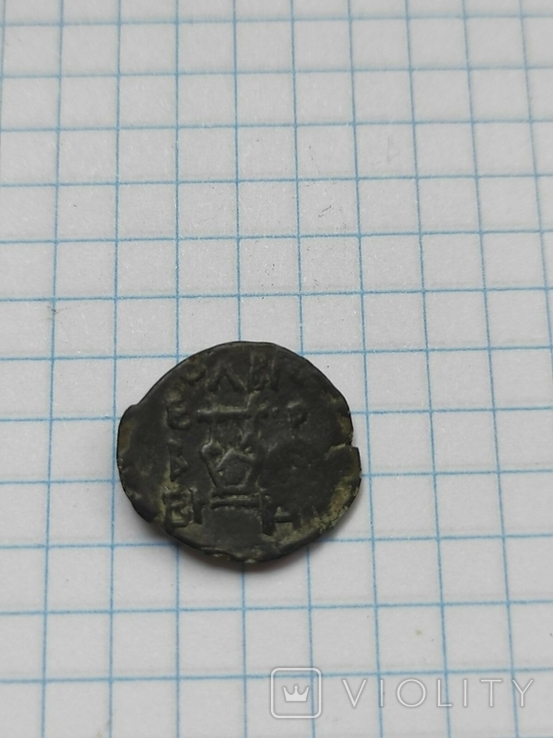 Монета Апполон лира с надчеканом, фото №8