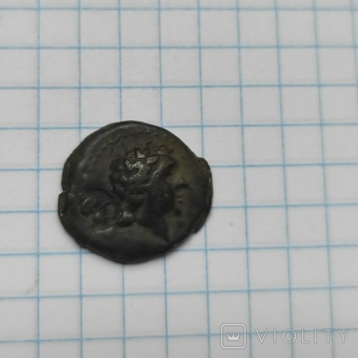 Монета Апполон лира с надчеканом, фото №9