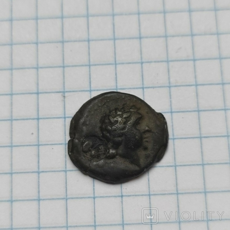 Монета Апполон лира с надчеканом, фото №12
