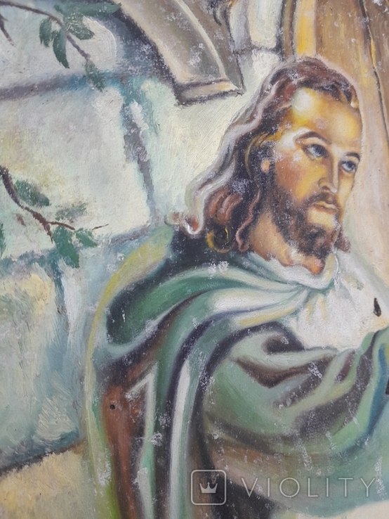  Картина "Иисус Христос стучит в дверь "(34*48), фото №6