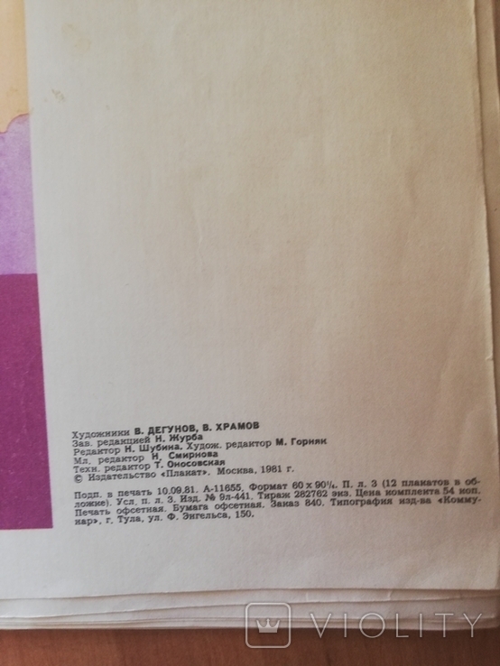 Набор плакатов "Памятные и знаменательные даты"1982год., фото №11
