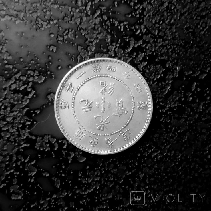 20 центов Квантунг (Китай) 1890 серебро, фото №3