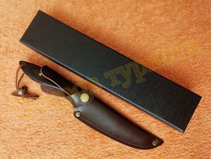 Нож охотничий тактический Ястреб с чехлом 21.5 см, фото №10