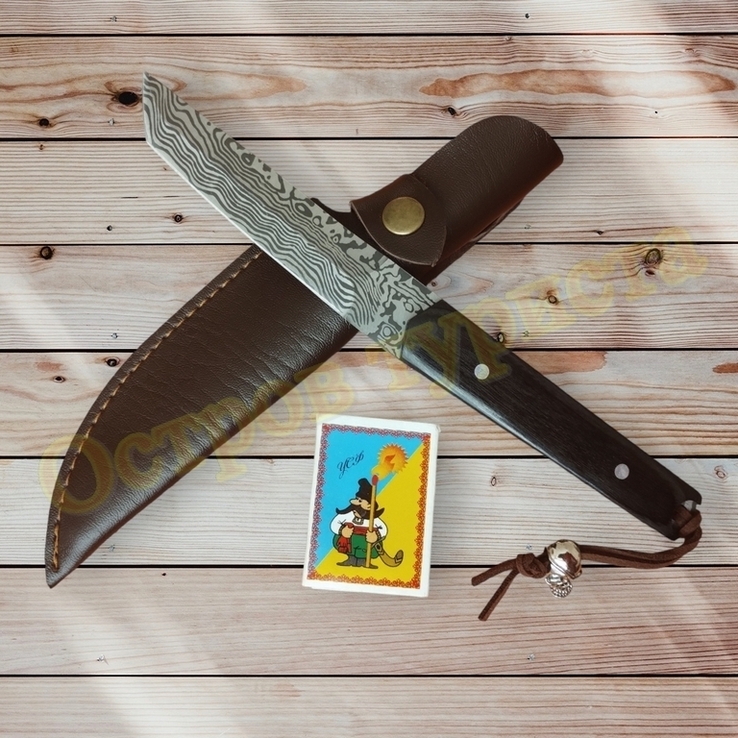 Нож охотничий тактический Танто Wawe с чехлом 20.5 см, фото №3