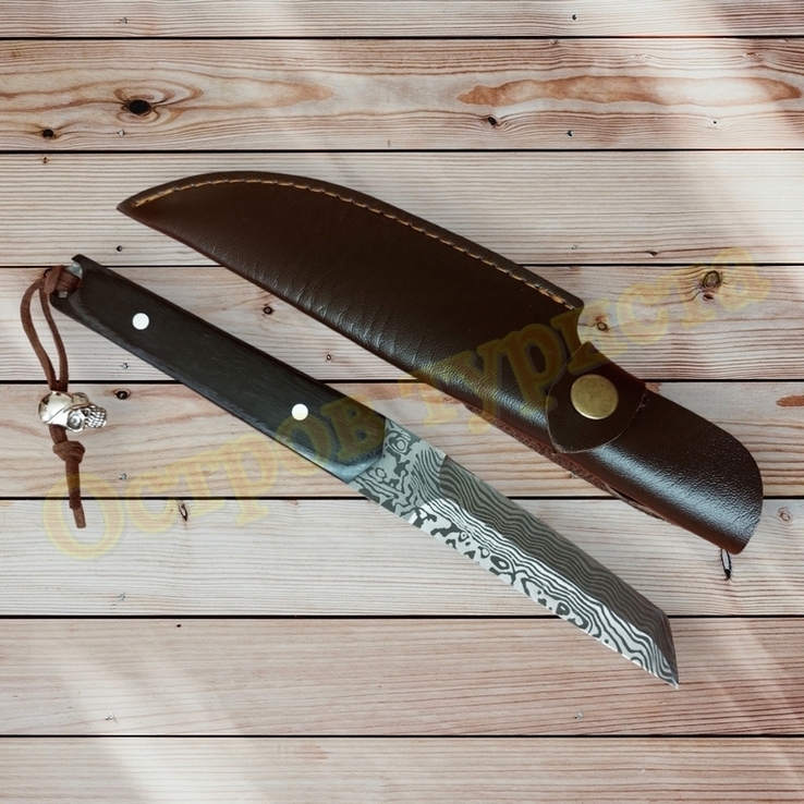 Нож охотничий тактический Танто Wawe с чехлом 20.5 см, фото №6