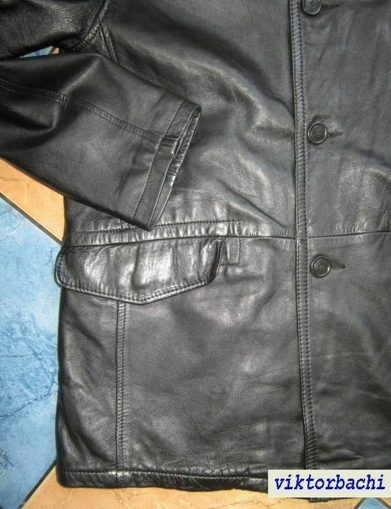Демісезонна шкіряна чоловіча куртка SPF. Іспанія. 52р. Лот 1085, фото №8