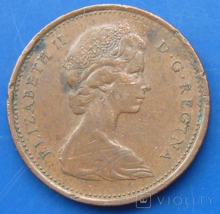 Канада 1 цент 1967, фото №3