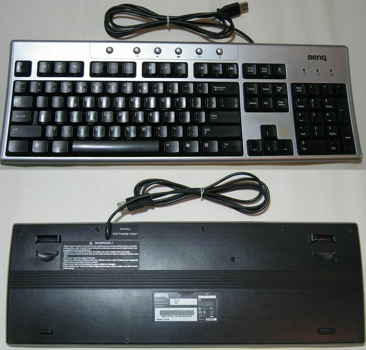 Клавіатура компютерна з Чешсько - Словацькою розкладкою, фото №2