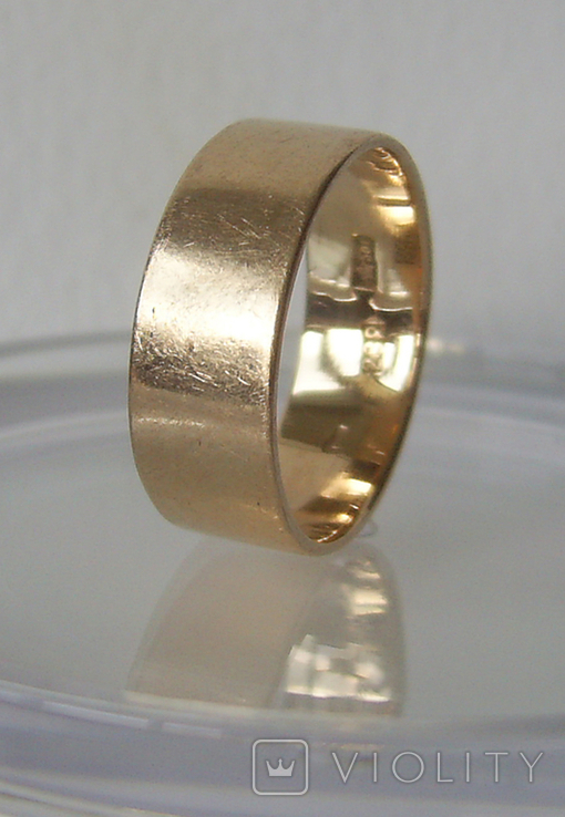 Обручальное кольцо №9 500 пр., фото №2