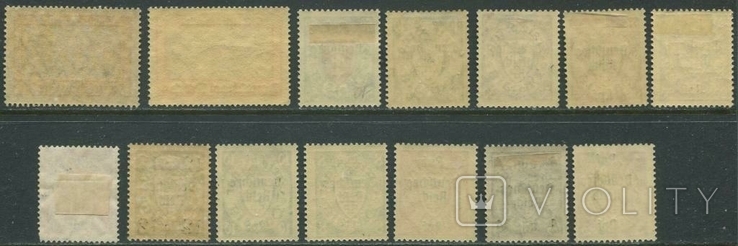 1939 Германия Рейх Данциг полная серия надпечатки, фото №3