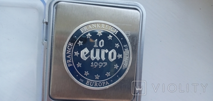 10 Євро. Франція. 1997 року. Срібло 999., фото №8