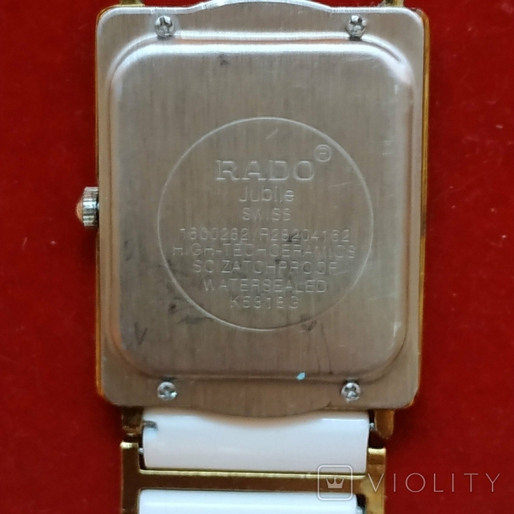Жіночий годинник Rado Jubile Diamond Ceramic з нержавіючої сталі R28204162, фото №6