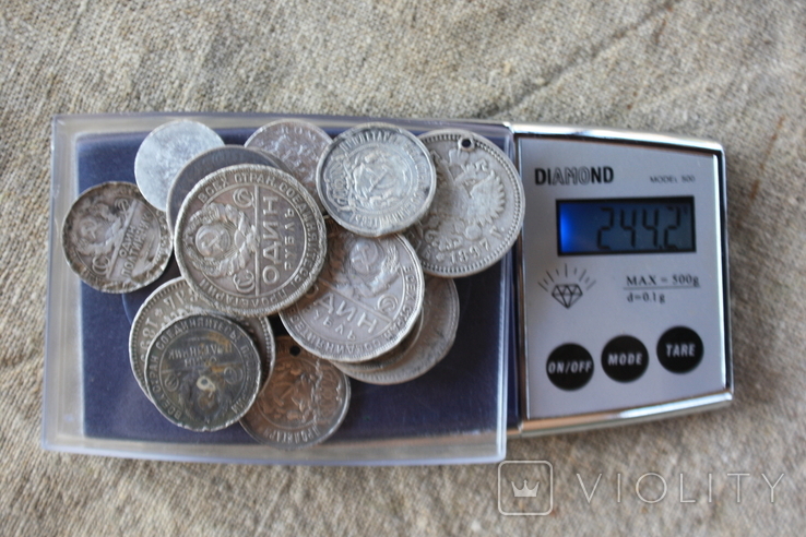 Лом срібних монет, фото №6