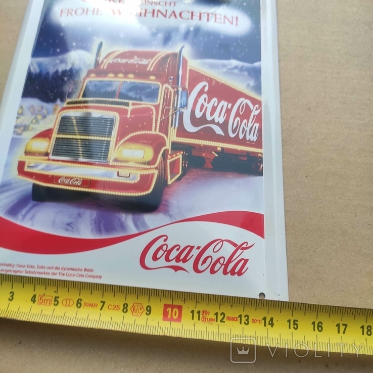 Жестяная табличка Coca cola, фото №5
