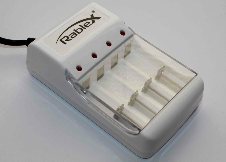 Зарядний пристрій для акумуляторів AAA AA Rablex (1365), photo number 4