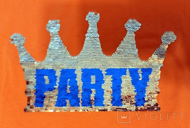 Жіноча футболка змінює напис Queen Party відео, фото №3