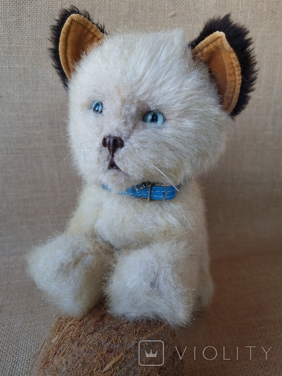  Сиамский котенок 1970 годов производился компанией The Real Soft Toys Watford Herts Engla, фото №3