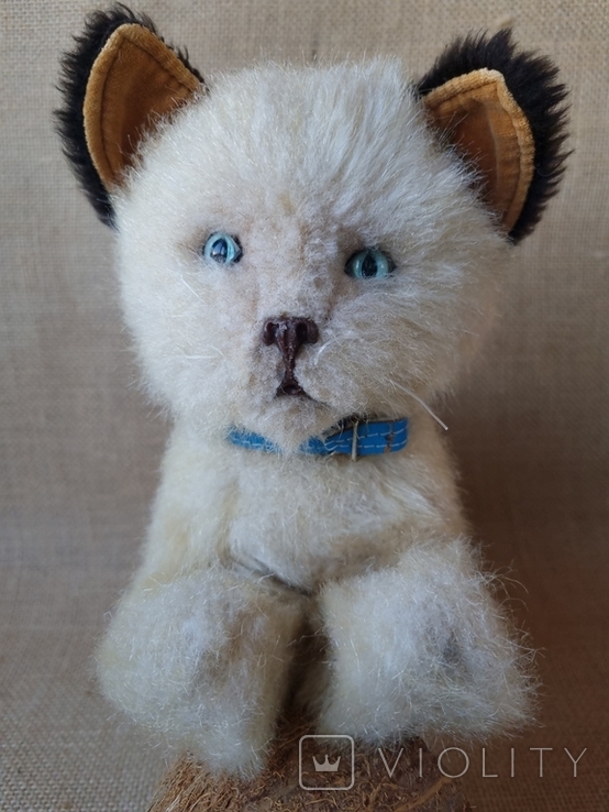  Сиамский котенок 1970 годов производился компанией The Real Soft Toys Watford Herts Engla, фото №2