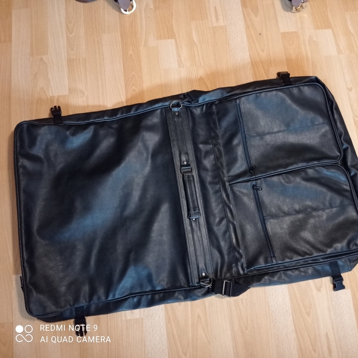 Черная кожаная габаритная сумка ( Германия), фото №11