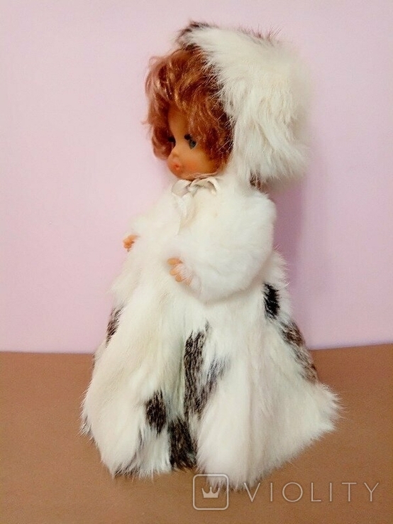 Велика пряма нога кролик шуба лялька Лялька НДР, фото №8