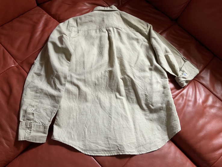 Рубашка льняная springfield, р.м, фото №8