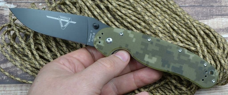 Нож Ontario Rat Model 1 сamo china, фото №5