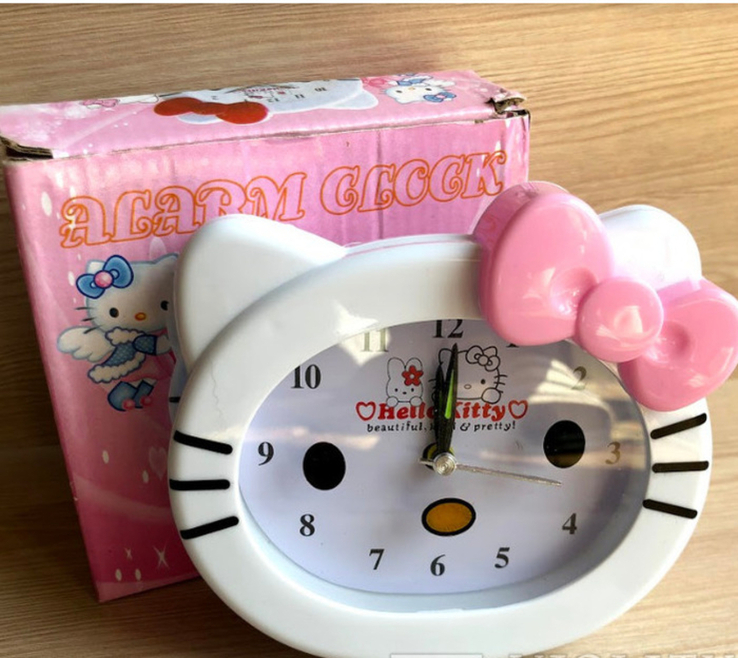 Дитячий годинник з будильником Hello Kitty, фото №2