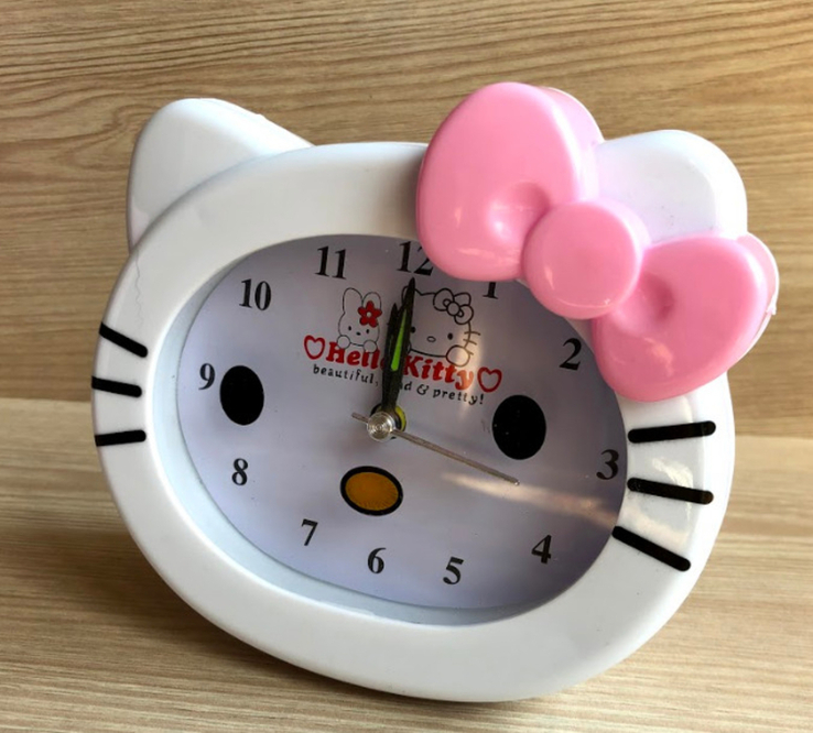 Дитячий годинник з будильником Hello Kitty, фото №3