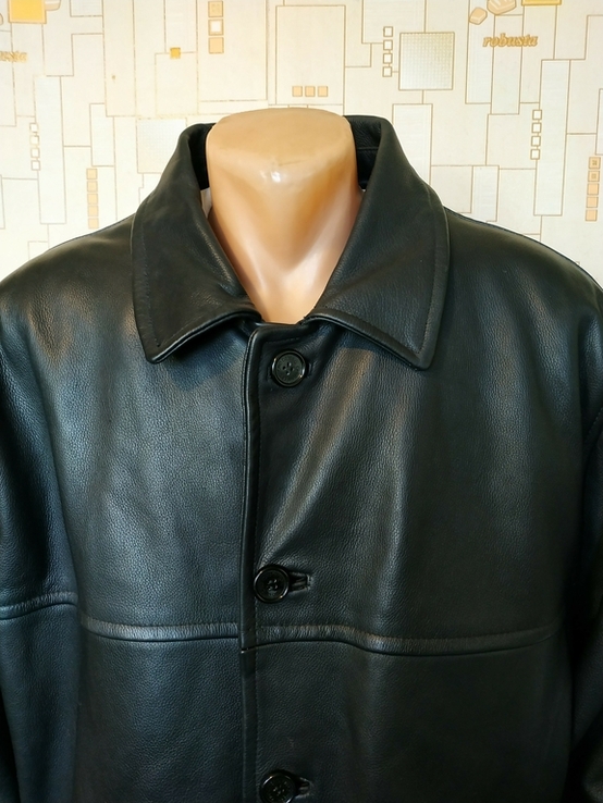 Потужна чоловіча шкіряна куртка CIRO CITTERIO p-p XL, photo number 4
