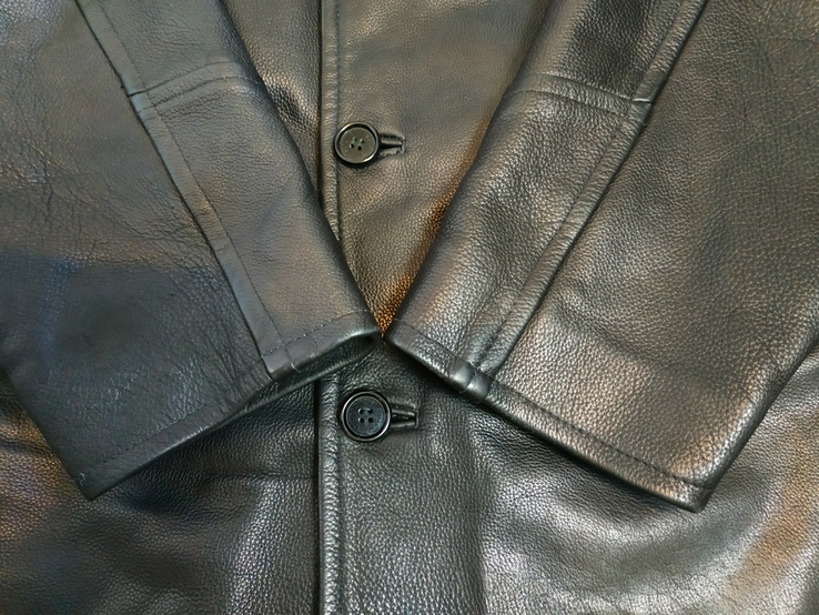 Потужна чоловіча шкіряна куртка CIRO CITTERIO p-p XL, photo number 8