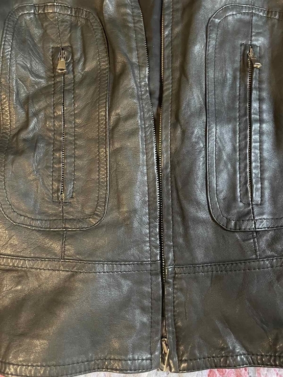 Куртка кожаная Leonardo Италия M/L, фото №4