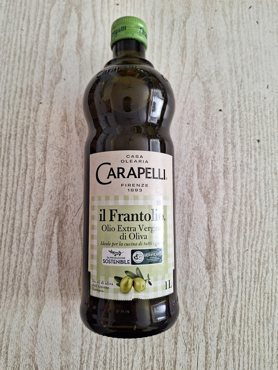  Оливкова олія Carapelli il Frantolio Olio Extra Vergine Італія 1л, фото №3
