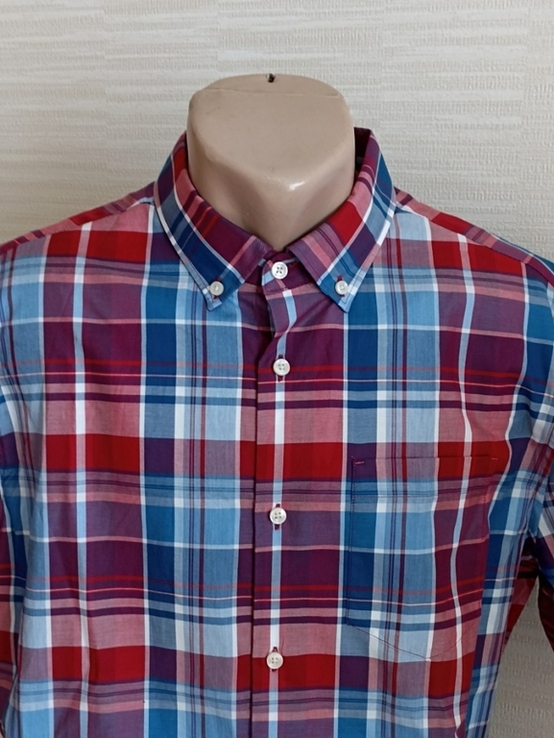 M&amp;S Heritage Красивая мужская рубашка короткий рукав хлопок L, numer zdjęcia 4