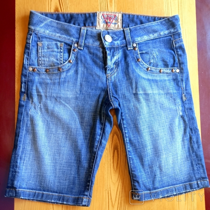 GUESS Преміум жіночі джинсові шорти покоївки в США, фото №4