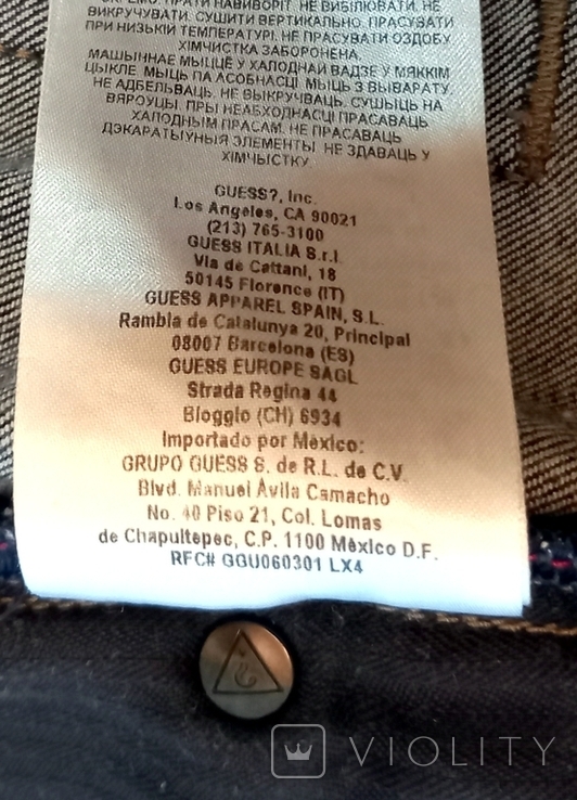 GUESS Los Angeles Jeans Original Невикористаний розмір 32, фото №7