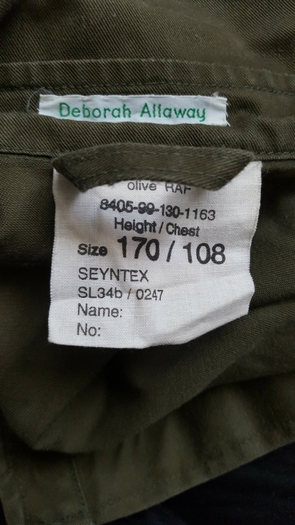 Комбінезон ВС Британії Coveralls mens olivе RAF 170/108, photo number 4