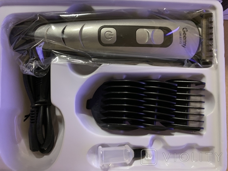 Машинка для стрижки волосся GM-6113 акумуляторна., фото №9