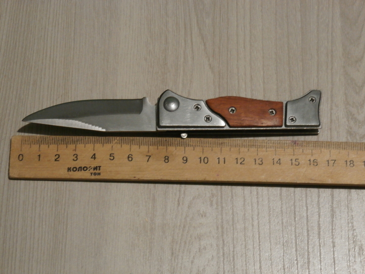 Нож выкидной,складной,для рыбалки и туризма АК-47 17см, фото №8