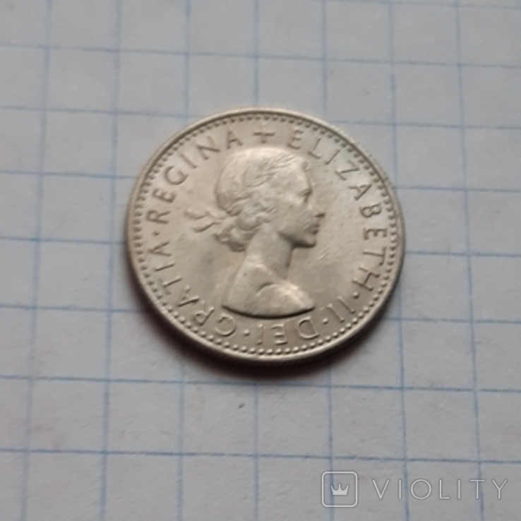 Велика Британія, 6 пенсів, 1967 рік, мідно-нікелевий сплав, фото №6