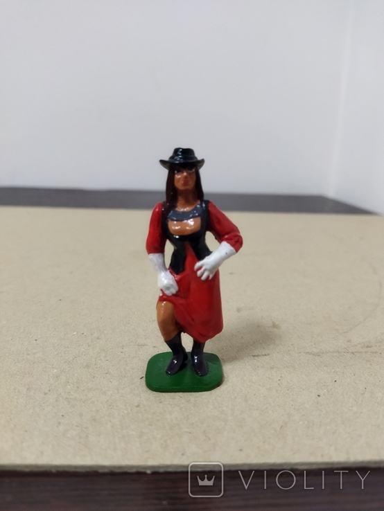 Фігурка солдатик дівчина ковбоя, фото №2
