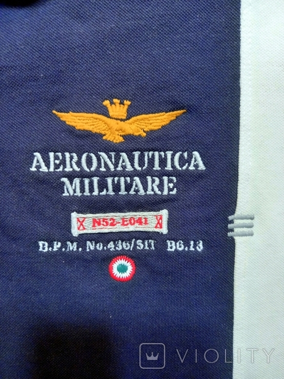 Чоловіча футболка поло Aeronautica Militare, фото №3