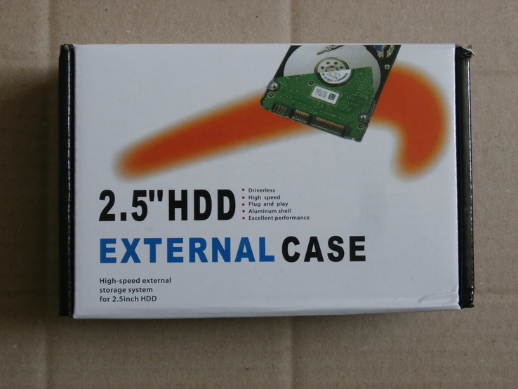Карман для жесткого диска 2.5" HDD EXTERNAL CASE USB2.0 U25, фото №2