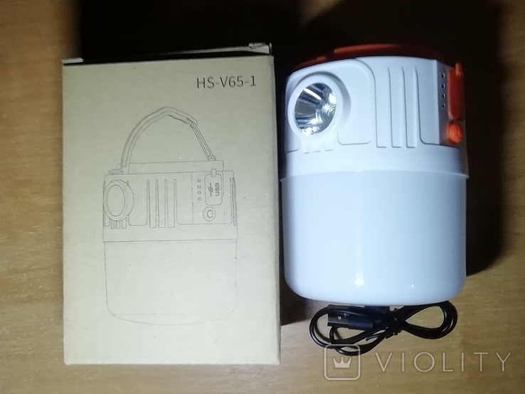 Аккумуляторная лампа с крючком, ліхтар, сонячна батарея, фонарь кемпинг, зарядка от USB, фото №4