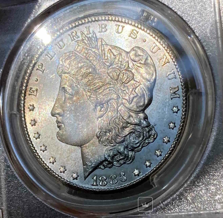 Долар Моргана 1883-СС PCGS- MS 65 (114410640) - купить на Violity