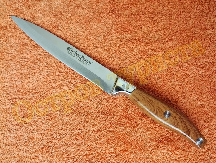 Нож кухонный универсальный Kitchen Prince 24 см, фото №4