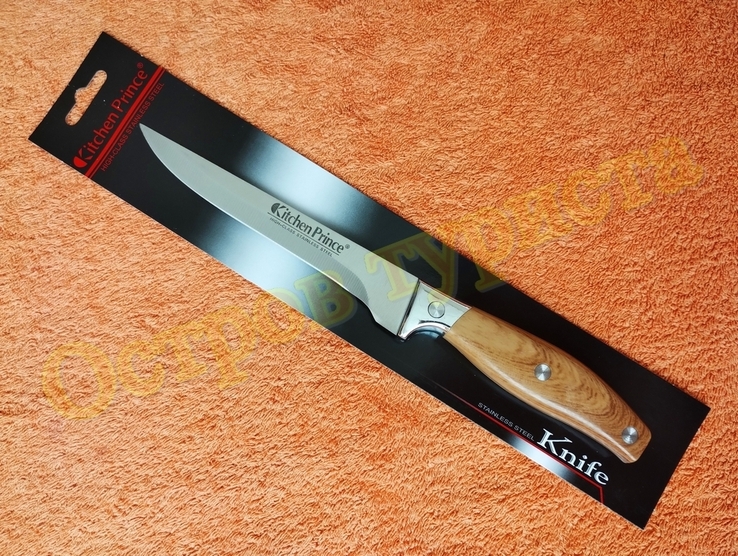 Нож кухонный универсальный обвалочный Kitchen Prince 27 см, фото №3