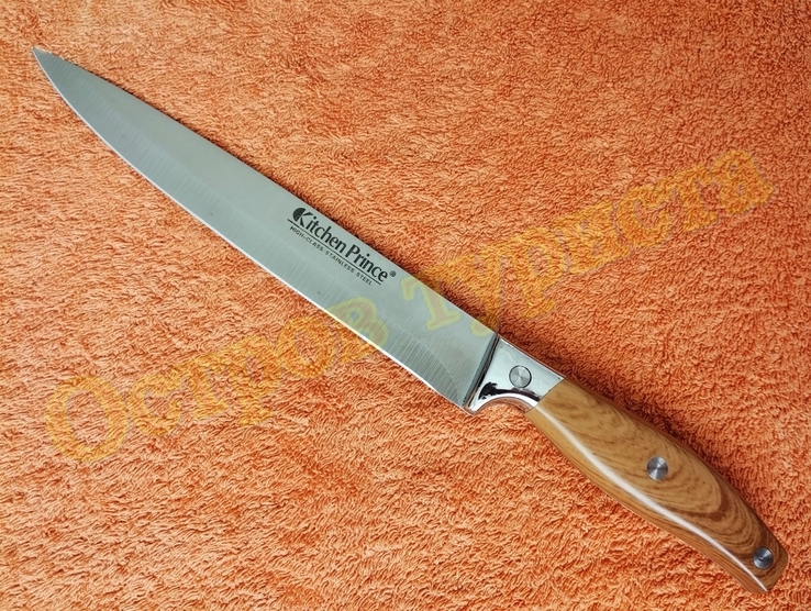 Нож кухонный слайсер Kitchen Prince 31 см, фото №4
