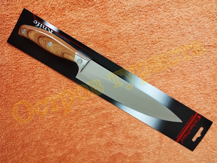 Нож кухонный поварской Chef Kitchen Prince 31 см, фото №4