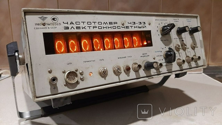 Частотомер ч3-33,1980року – на сайте для коллекционеров VIOLITY ...