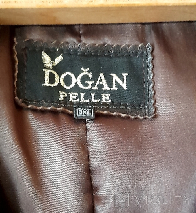 Пальто- плащ кожа Dogan Pelle оригинал 3XL, фото №9